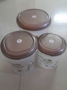 Elegant Storage Containers Set of 3