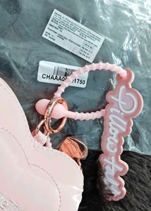Cute Pink Heart Pillow Talk Charm