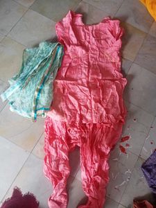 Elegant Pink Kurta Set with Dupatta