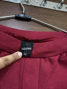 Lamborghini Red Joggers