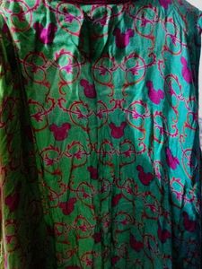 Vibrant Mickey Mouse Print Shrug