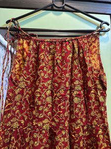 The Vasiliki Maxi Length Cotton Red Halte