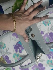 Grey Sling Bag No Flaws