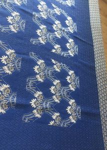 Elegant Blue Floral Bedsheet Set