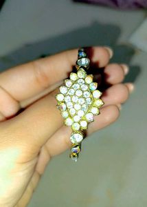 Sparkling Rhinestone Cuff Bracelet