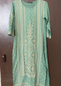 pista green kurti