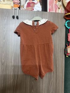 Cute Toddler Romper with Collar