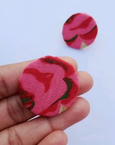 handmade fabric earrings