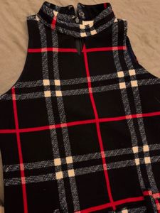 Chic Plaid Mini Dress
