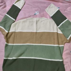 Striped Knit pullover