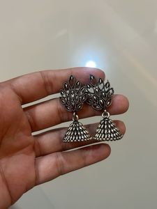 Green Enamel Silver Necklace