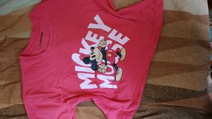 Pink Mickey Mouse T-Shirt