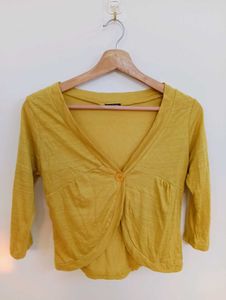 Mustard Yellow Cardigan