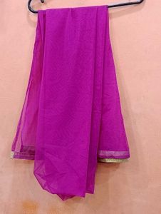 Stunning Purple Brocade Gown