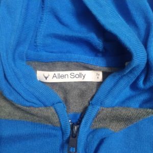 Allen Solly Zipper Hoodie Sweater For Kids