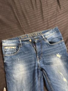 Denim slim fit jeans