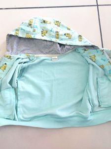 Kids Cotton Jacket With Hoodie For 2-3 Years