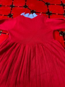 Vintage Red Knit Dress