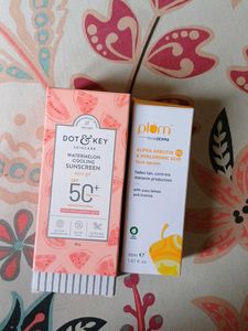 Dot & Key Sunscreen & Plum Face Serum