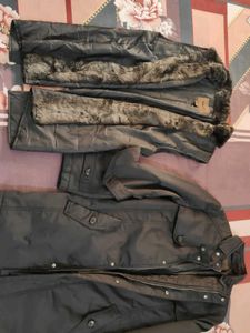UNISEX Black 2 IN ONE WINTER COAT