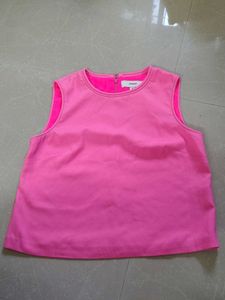 Bright Pink Sleeveless Top