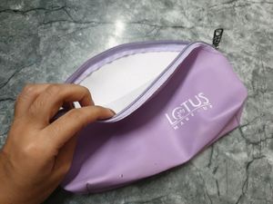 Lotus Professional Makeup Pouch. Big Size. Lavender Colour