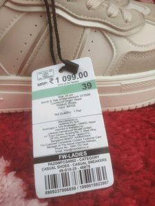Women Stylish Cream Platform Sneakers