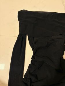 Chic Off-Shoulder Black Dress