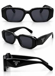 Prada Black Rectangular Sunglasses