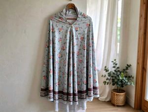 Elegant Floral Print Hijab Scarf