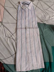Men's Striped Button-Down Shirt