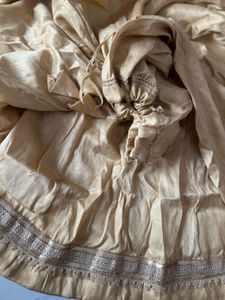 Elegant Golden Lehenga Skirt