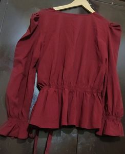 Maroon Color Top For Girl &amp; Woman 36 Bust