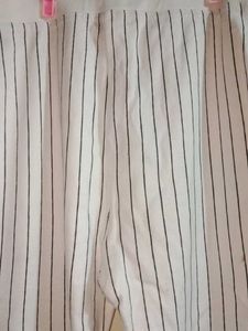 Striped White Pants