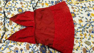 Red Halter Neck Top y2k