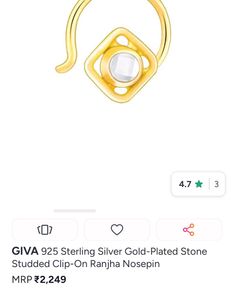 GIVA Nose Pin