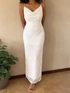 Westside’s Elegant White Lace Maxi Dress