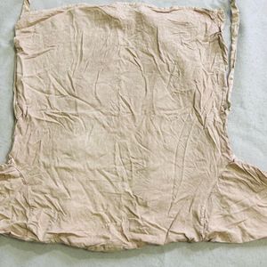 Embroidered Beige Kurta