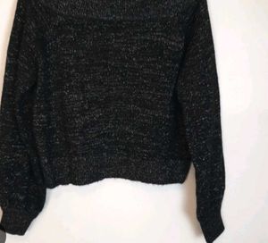 Sparkle Knit H&amp;M Off shoulder Top