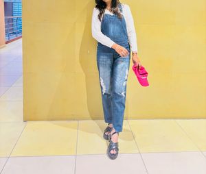 Denim Overalls Jumpsuit