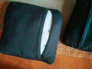 4 Cushion Covers +Cushions