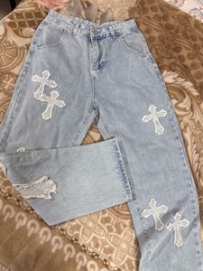 Y2K Cross Baggy jeans!