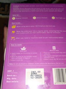 Sirona Reasonable Period Panty