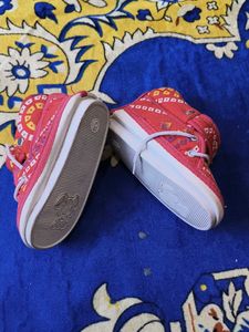 Cute Red Baby Shoes