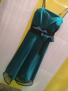 Charming Teal Fit &amp; Flare Dress