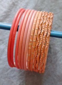 Bangles - Set of Orange Shades