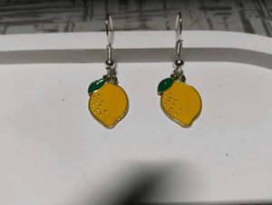 Cute Lemon Dangle Earrings