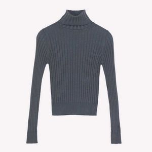 Sales 😎Zara Ribbed Black Turtleneck Sweater♥️