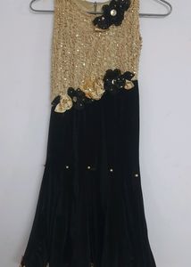 Black And Golden Gown