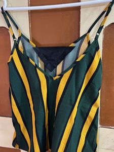 Stylish Striped Camisole Top